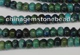 CCS150 15.5 inches 4*6mm rondelle dyed chrysocolla gemstone beads