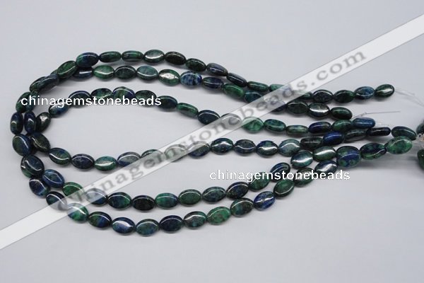 CCS164 15.5 inches 8*12mm oval dyed chrysocolla gemstone beads
