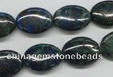 CCS166 15.5 inches 13*18mm oval dyed chrysocolla gemstone beads