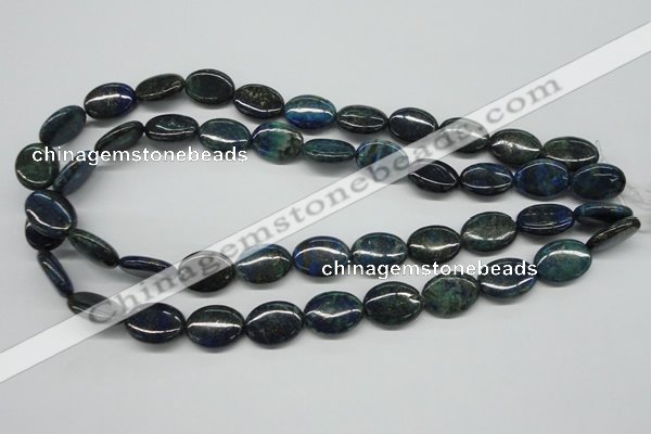 CCS166 15.5 inches 13*18mm oval dyed chrysocolla gemstone beads