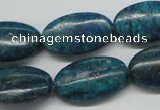 CCS167 15.5 inches 15*25mm oval dyed chrysocolla gemstone beads
