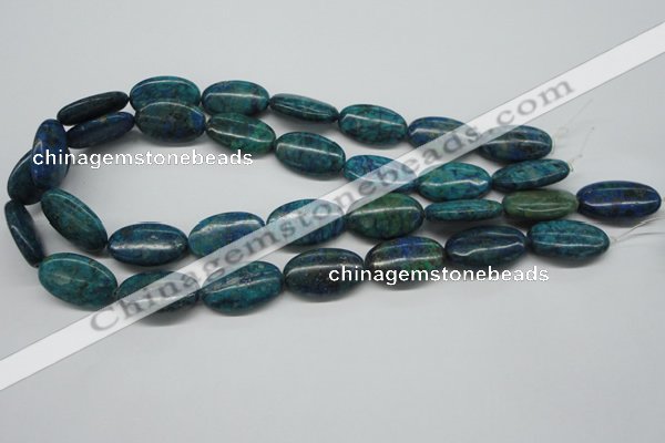 CCS167 15.5 inches 15*25mm oval dyed chrysocolla gemstone beads