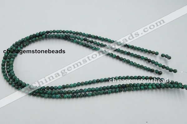 CCS201 15.5 inches 4mm round natural Chinese chrysocolla beads