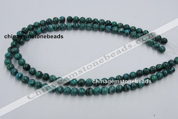 CCS202 15.5 inches 6mm round natural Chinese chrysocolla beads