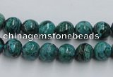 CCS203 15.5 inches 8mm round natural Chinese chrysocolla beads