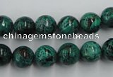 CCS204 15.5 inches 10mm round natural Chinese chrysocolla beads