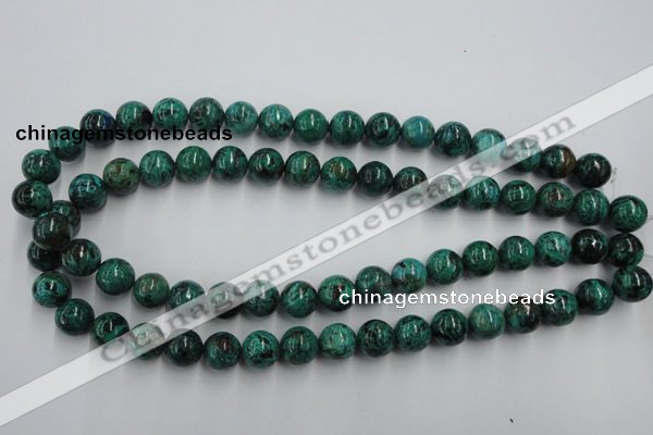 CCS205 15.5 inches 12mm round natural Chinese chrysocolla beads