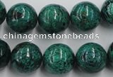 CCS206 15.5 inches 14mm round natural Chinese chrysocolla beads