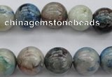 CCS21 15.5 inches 12mm round natural chrysocolla gemstone beads