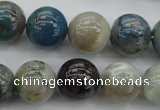 CCS22 15.5 inches 14mm round natural chrysocolla gemstone beads