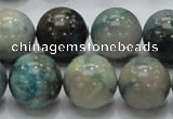 CCS23 15.5 inches 20mm round natural chrysocolla gemstone beads