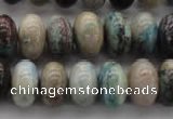 CCS28 15.5 inches 10*16mm rondelle natural chrysocolla gemstone beads