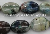 CCS35 15.5 inches 15*20mm oval natural chrysocolla gemstone beads