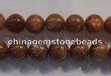 CCS373 15.5 inches 10mm round AA grade natural golden sunstone beads