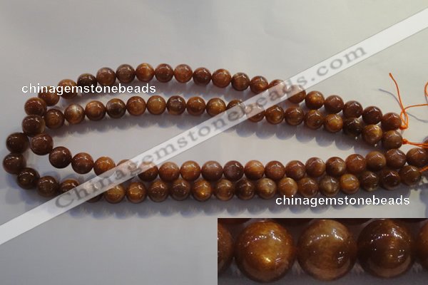 CCS383 15.5 inches 10mm round AAA grade natural golden sunstone beads