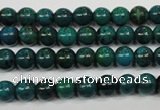 CCS401 15.5 inches 6mm round dyed chrysocolla gemstone beads