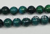 CCS403 15.5 inches 10mm round dyed chrysocolla gemstone beads