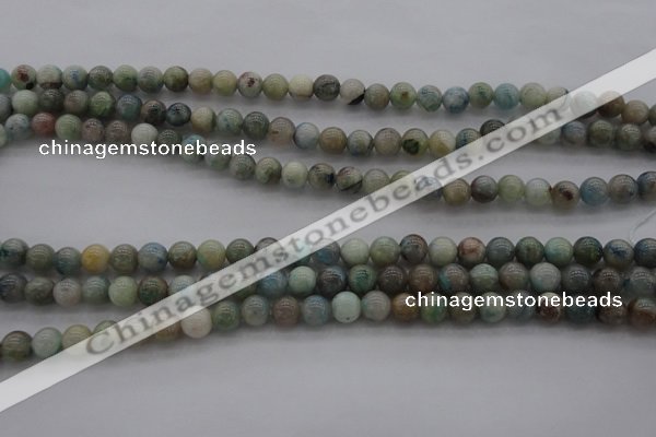 CCS41 15.5 inches 6mm round natural chrysocolla gemstone beads