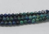 CCS50 16 inches 4mm round dyed chrysocolla gemstone beads wholesale