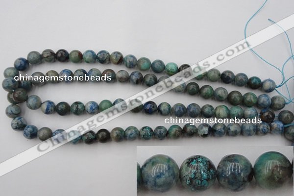 CCS503 15.5 inches 10mm round natural chrysocolla gemstone beads