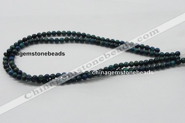 CCS51 16 inches 6mm round dyed chrysocolla gemstone beads wholesale