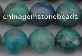 CCS515 15.5 inches 14mm round natural chrysocolla gemstone beads