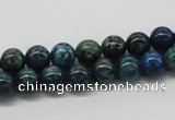 CCS52 16 inches 8mm round dyed chrysocolla gemstone beads wholesale