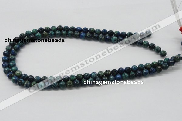 CCS52 16 inches 8mm round dyed chrysocolla gemstone beads wholesale