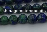 CCS532 15.5 inches 8mm faceted round dyed chrysocolla beads