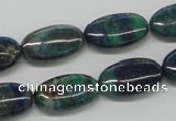 CCS60 16 inches 10*20mm oval dyed chrysocolla gemstone beads