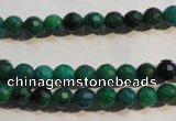CCS601 15.5 inches 6mm faceted round dyed chrysocolla gemstone beads