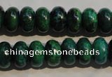 CCS617 15.5 inches 8*12mm rondelle dyed chrysocolla gemstone beads