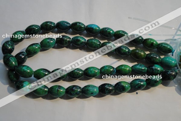 CCS633 15.5 inches 13*18mm rice dyed chrysocolla gemstone beads