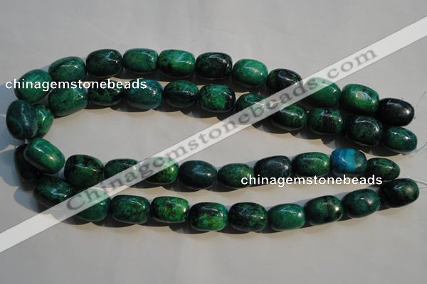 CCS647 15.5 inches 11*17mm nuggets dyed chrysocolla gemstone beads