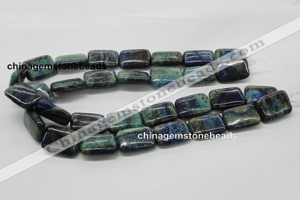 CCS68 16 inches 18*25mm rectangle dyed chrysocolla gemstone beads