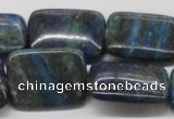 CCS69 16 inches 22*30mm rectangle dyed chrysocolla gemstone beads