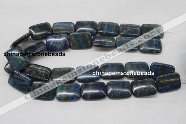 CCS69 16 inches 22*30mm rectangle dyed chrysocolla gemstone beads