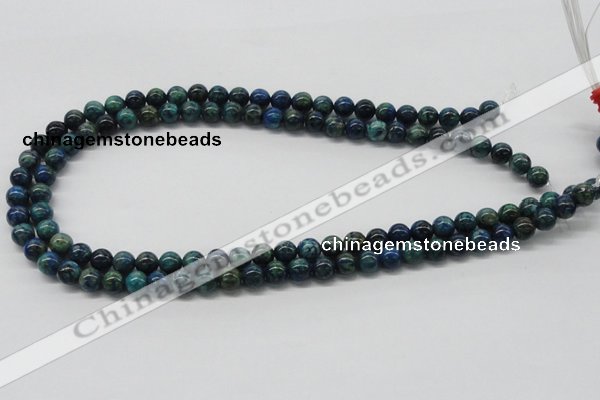 CCS71 15.5 inches 12mm round dyed chrysocolla gemstone beads