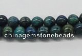 CCS72 15.5 inches 14mm round dyed chrysocolla gemstone beads