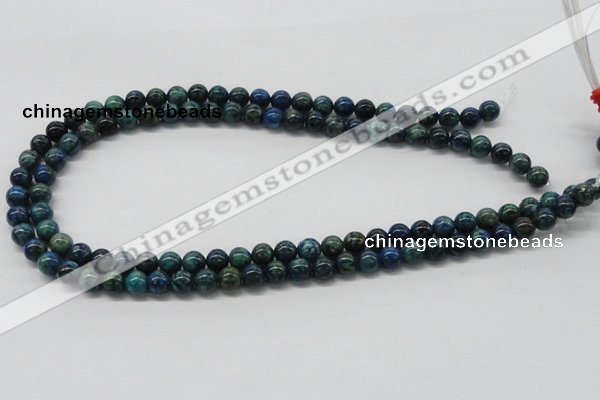 CCS72 15.5 inches 14mm round dyed chrysocolla gemstone beads