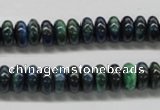 CCS73 15.5 inches 5*8mm rondelle dyed chrysocolla gemstone beads