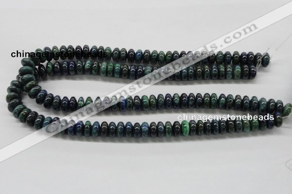 CCS73 15.5 inches 5*8mm rondelle dyed chrysocolla gemstone beads