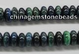 CCS74 15.5 inches 6*10mm rondelle dyed chrysocolla gemstone beads