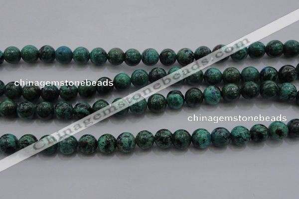 CCS801 15.5 inches 6mm round natural Chinese chrysocolla beads