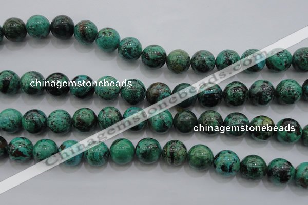 CCS802 15.5 inches 8mm round natural Chinese chrysocolla beads