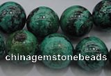 CCS803 15.5 inches 10mm round natural Chinese chrysocolla beads