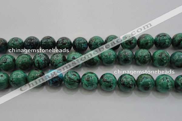 CCS804 15.5 inches 12mm round natural Chinese chrysocolla beads