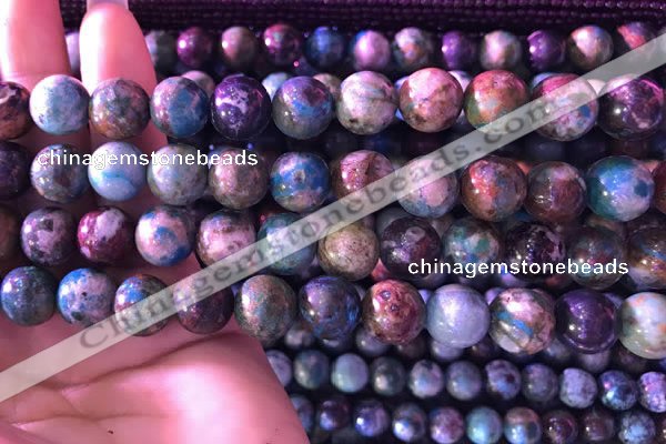 CCS861 15.5 inches 12mm round natural chrysocolla beads wholesale