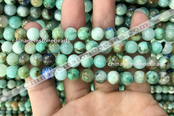 CCS866 15.5 inches 8mm round chrysocolla gemstone beads