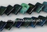 CCS88 15.5 inches 12*12mm diamond dyed chrysocolla gemstone beads